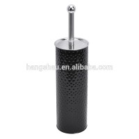 Space Saving and Deep Cleaning Powder coated Stainless Steel Toilet Bowl Brush with Holder for Bathroom Organization