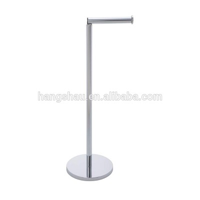 Durable Stainless Steel Free Standing Bathroom Toilet Tissue Paper Holder